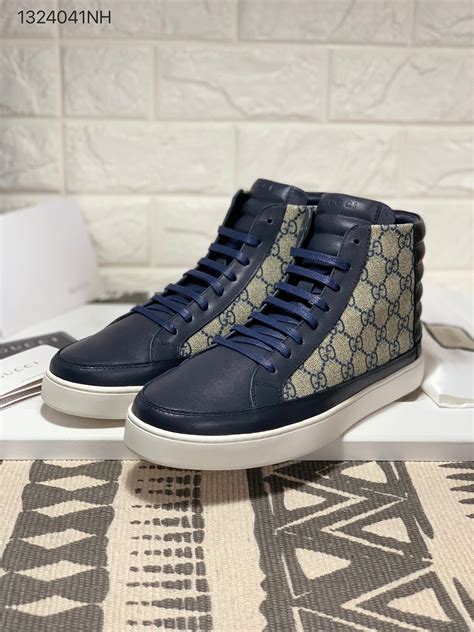 mens gucci white shoes|blue gucci shoes men's.